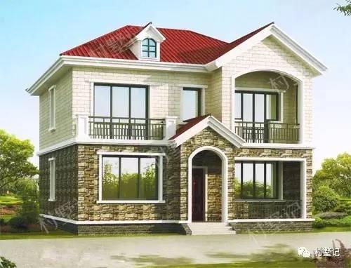 宅基地不夠大？來(lái)看看這套小戶(hù)型的二層農(nóng)村別墅吧