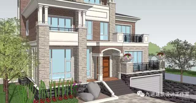 這樣的房子在村里很霸氣，15×13.9米帶車庫三層民宅！