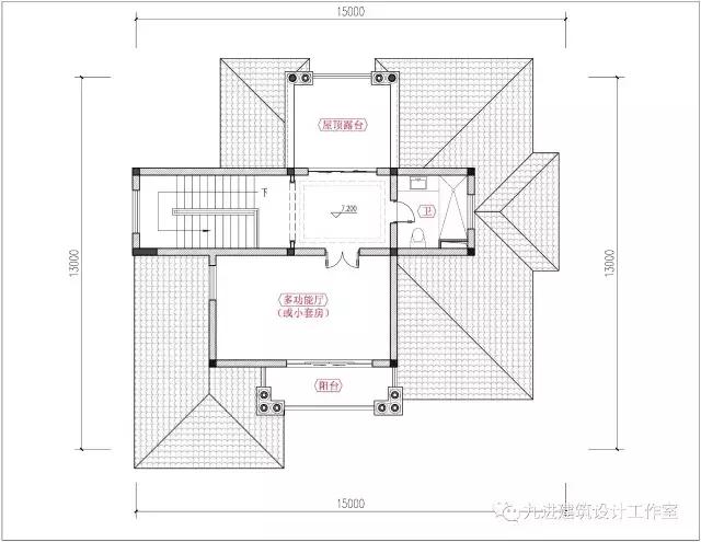 這樣的房子在村里很霸氣，15×13.9米帶車庫三層民宅！