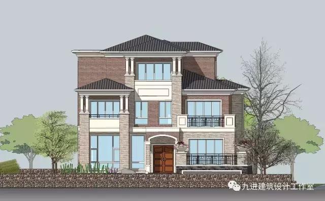 這樣的房子在村里很霸氣，15×13.9米帶車庫三層民宅！