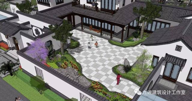 瞧！蓋一棟如詩如畫的宅院，人家就是這么任性