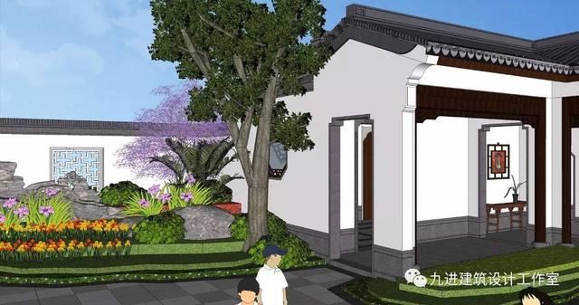 瞧！蓋一棟如詩如畫的宅院，人家就是這么任性