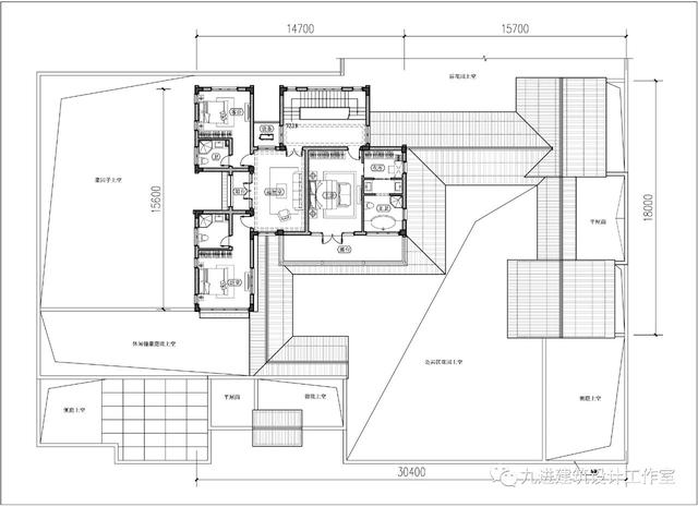 瞧！蓋一棟如詩如畫的宅院，人家就是這么任性