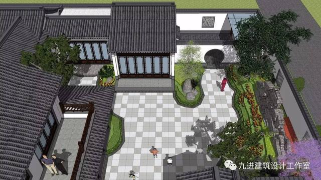 瞧！蓋一棟如詩如畫的宅院，人家就是這么任性