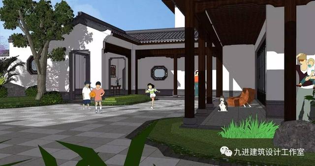 瞧！蓋一棟如詩如畫的宅院，人家就是這么任性