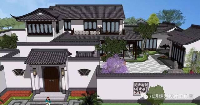 瞧！蓋一棟如詩如畫的宅院，人家就是這么任性