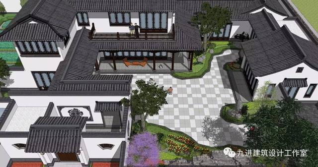 瞧！蓋一棟如詩如畫的宅院，人家就是這么任性