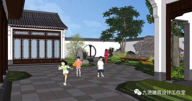 瞧！蓋一棟如詩如畫的宅院，人家就是這么任性