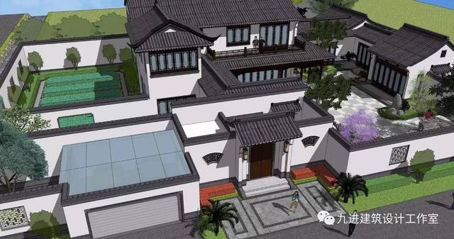 瞧！蓋一棟如詩如畫的宅院，人家就是這么任性