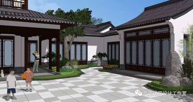 瞧！蓋一棟如詩如畫的宅院，人家就是這么任性