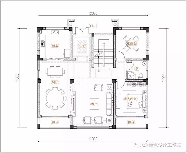隱在山嶺川谷之中的徽式新民宅，雙大門高低層豪華休閑別墅