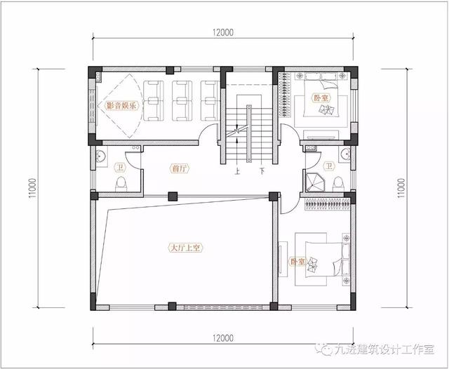 隱在山嶺川谷之中的徽式新民宅，雙大門高低層豪華休閑別墅