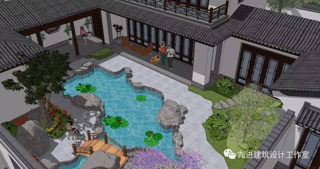 牛！自建中式合院民宅，也能蓋出如此美輪美奐的場(chǎng)景畫(huà)面