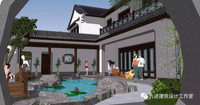 牛！自建中式合院民宅，也能蓋出如此美輪美奐的場(chǎng)景畫(huà)面