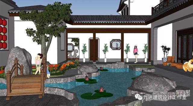 牛！自建中式合院民宅，也能蓋出如此美輪美奐的場(chǎng)景畫(huà)面