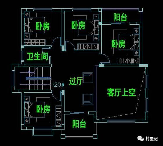 很多臥室！這棟鄉(xiāng)村別墅可以容納一大家子的幸福