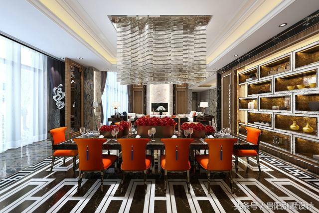 土豪自建別墅裝修效果圖太華麗，比城里的那些別墅樓盤強多了