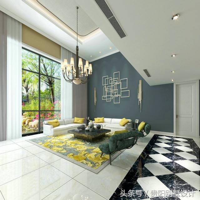 土豪自建別墅裝修效果圖太華麗，比城里的那些別墅樓盤強多了