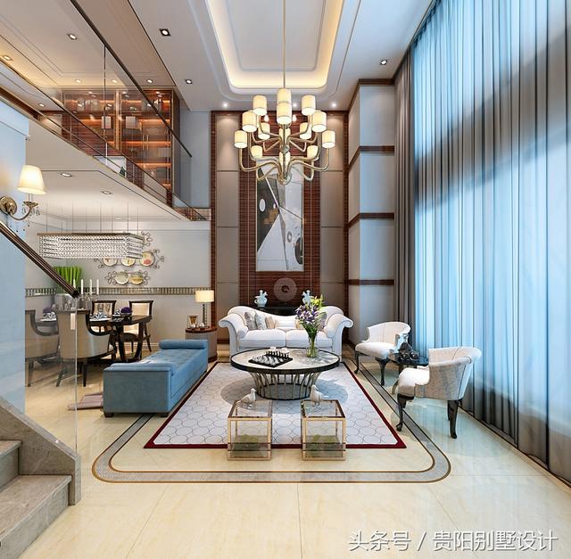 土豪自建別墅裝修效果圖太華麗，比城里的那些別墅樓盤強多了