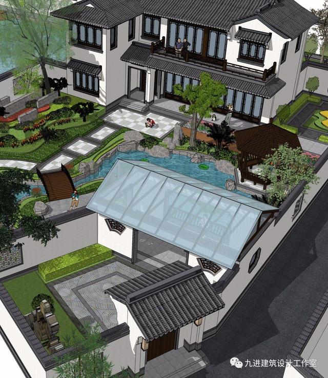 老家蓋房占地被限，蓋不了大房收拾出個(gè)“大園宅”亦樂哉！美哉！