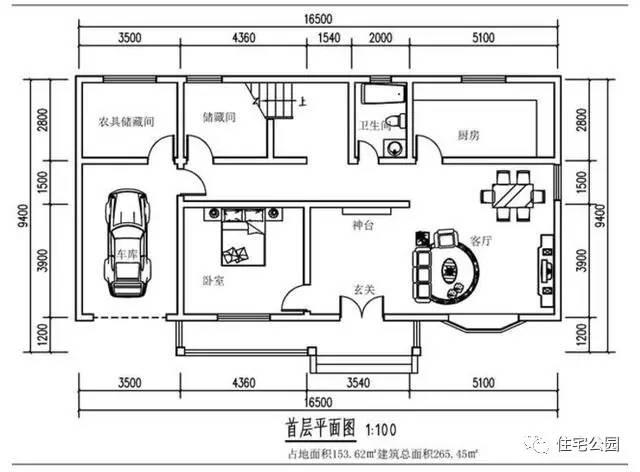農(nóng)村蓋房戶型推薦，簡約大氣美式別墅，農(nóng)村土豪才懂的設(shè)計！