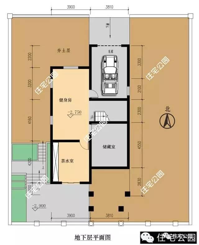 農(nóng)村自建房，設(shè)計個地下車庫怎么樣？好看又實用還不占地！