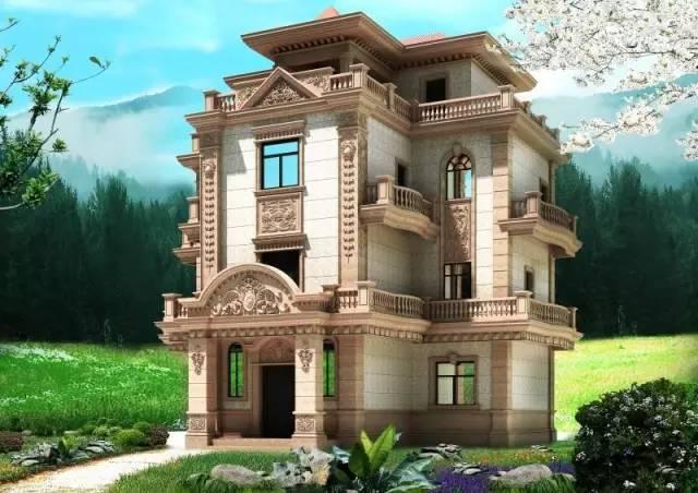 不忘初心，獨棟別墅石材外墻就該這么設(shè)計，體面又大氣！