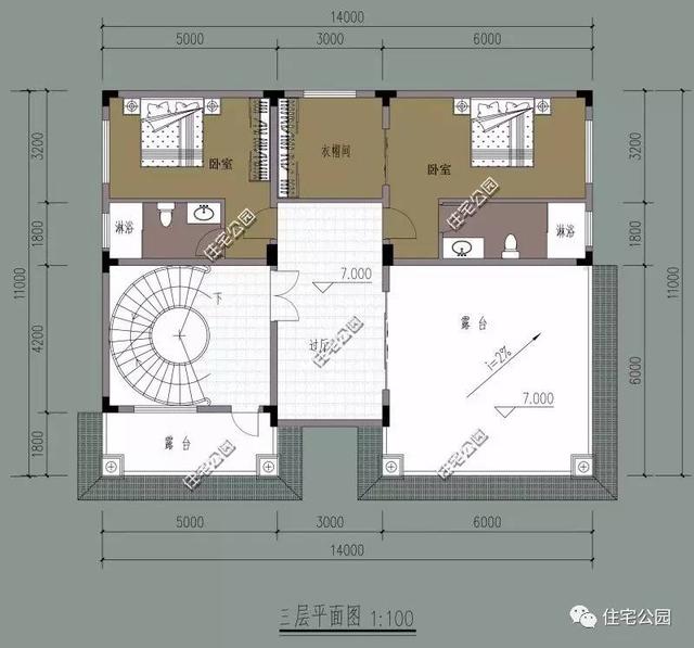 精美旋轉(zhuǎn)樓梯的歐式三層別墅，農(nóng)村的房子能有這么美？