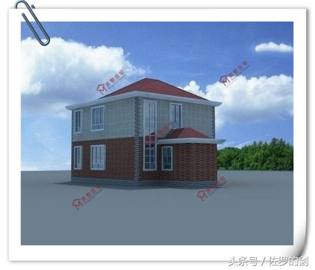 11×9米2層農(nóng)村別墅，18萬(wàn)主體，進(jìn)門(mén)設(shè)神靈位，旺財(cái)