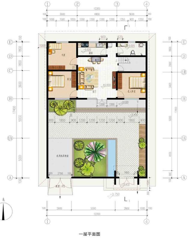 一套漂亮的鋼結(jié)構(gòu)裝配式農(nóng)村住宅，含建筑和結(jié)構(gòu)介紹