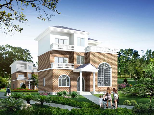 適合農(nóng)村建造的三套新民居小別墅