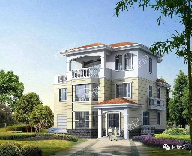 帶旋轉(zhuǎn)樓梯！城市別墅流行趨勢也出現(xiàn)在這棟農(nóng)村別墅上了