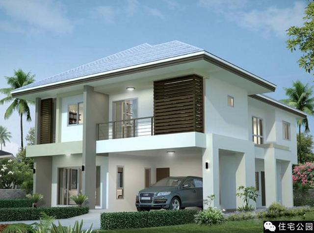 2層別墅戶型，5室2廳，雙車庫