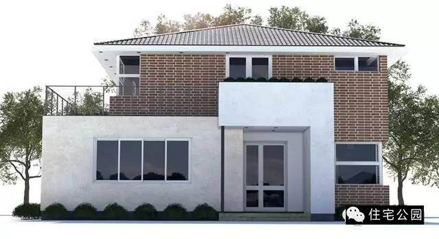 2層田園別墅，同樣的紅磚，不一樣的設(shè)計(jì)！