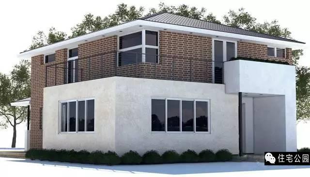 2層田園別墅，同樣的紅磚，不一樣的設(shè)計(jì)！