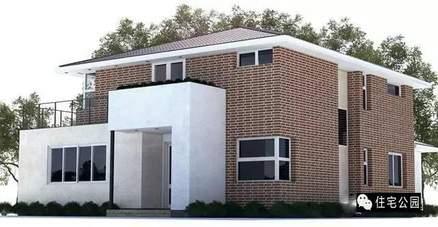 2層田園別墅，同樣的紅磚，不一樣的設(shè)計(jì)！
