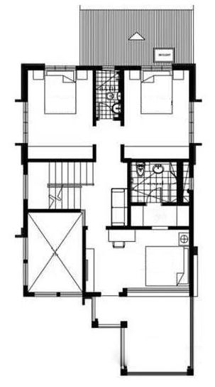 現(xiàn)代別墅，開放式廚房，4個臥室！