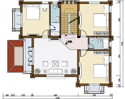 14X11米2層別墅，小院、泳池、菜園，內(nèi)外兼修