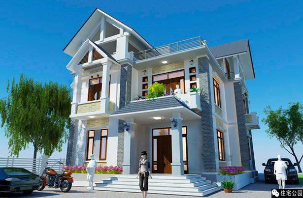 14X11米2層別墅，小院、泳池、菜園，內(nèi)外兼修