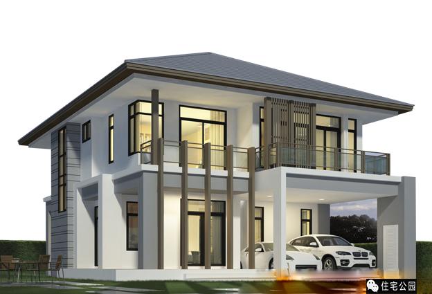 2層時(shí)尚別墅，3個(gè)套間，還有客廳、茶室！