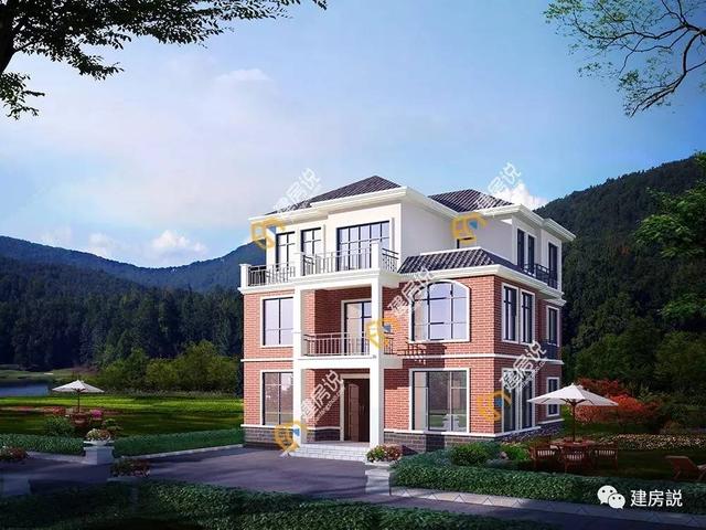 這款三層農(nóng)村別墅漂亮大氣，讓村里鄉(xiāng)親都羨慕的戶型