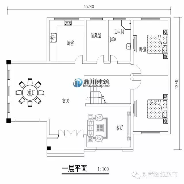 15.5米×12.5米美式鄉(xiāng)村小別墅，你們猜猜多少錢(qián)？
