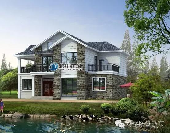 15.5米×12.5米美式鄉(xiāng)村小別墅，你們猜猜多少錢(qián)？