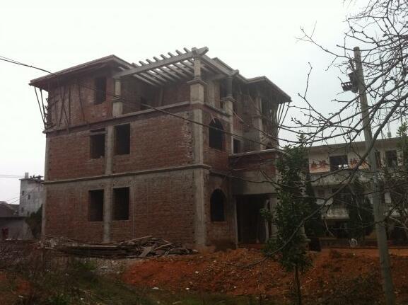 11.4米x11.5米農(nóng)村自建房，有前院還有后院，別說不羨慕