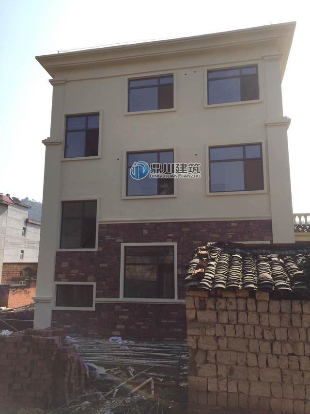 三層落地窗小別墅，這建出來的效果沒得挑，30萬就可以建