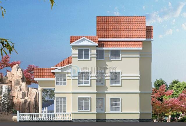 這三層優(yōu)雅小別墅一眼就愛上了，這造型建出來就成了村里一道風(fēng)景