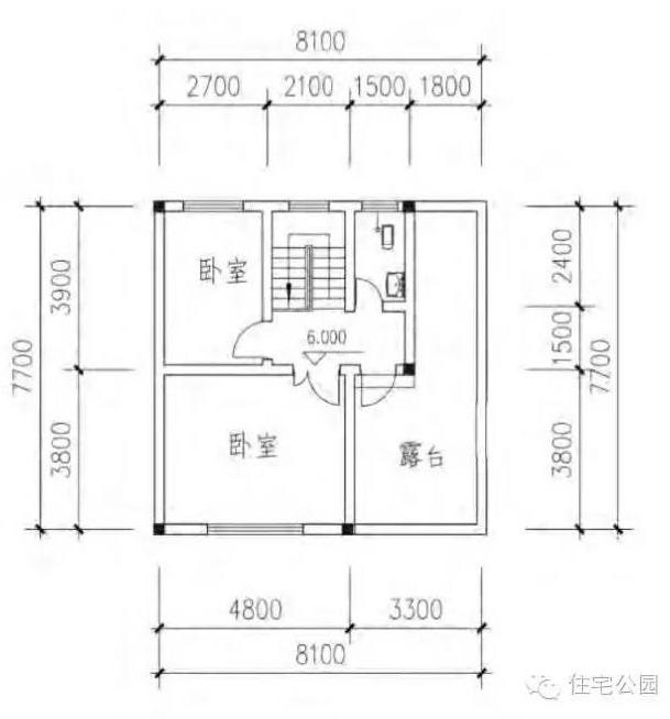 宅基地面寬小？這10套戶型面寬8m隨便挑一套回村建！
