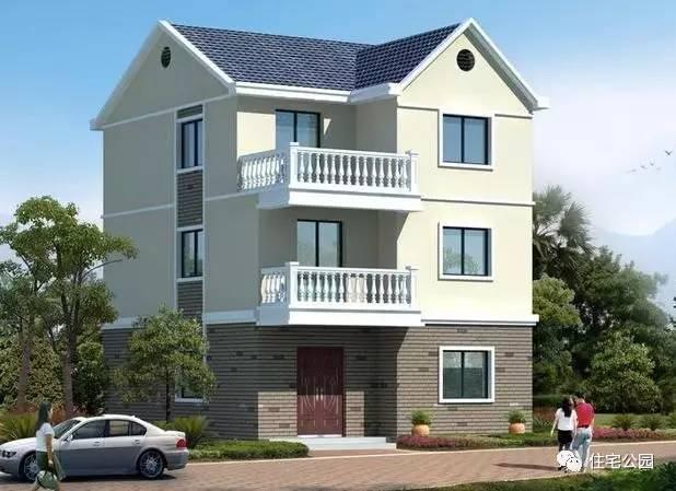 宅基地面寬小？這10套戶型面寬8m隨便挑一套回村建！