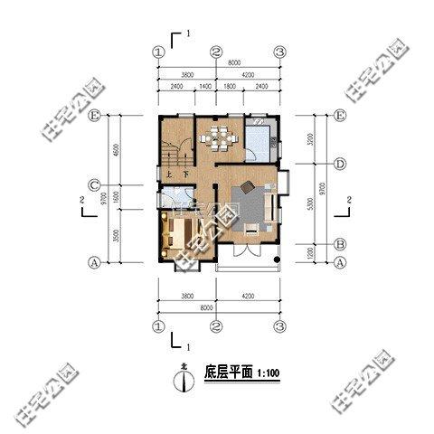 宅基地面寬小？這10套戶型面寬8m隨便挑一套回村建！