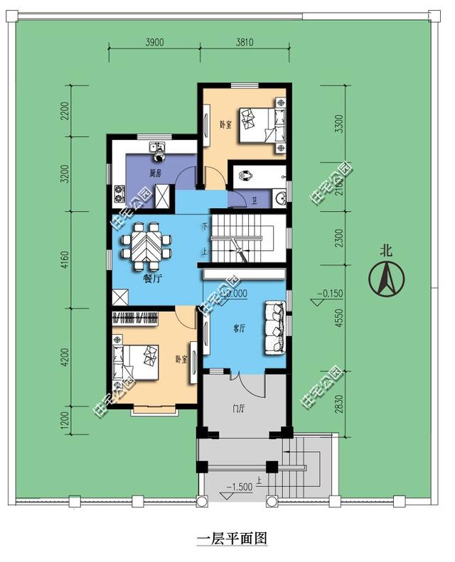 宅基地面寬?。窟@10套戶型面寬8m隨便挑一套回村建！